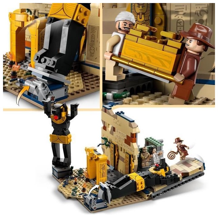 LEGO Indiana Jones 77013 L'Évasion du Tombeau Perdu, Jouet Les Aventu
