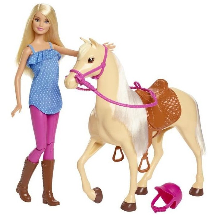 BARBIE Barbie et son Cheval
