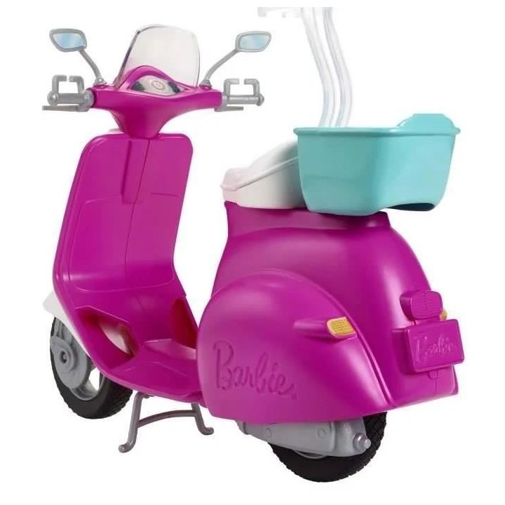 Barbie - Barbie Et Son Scooter - Poupée - 3 Ans Et +