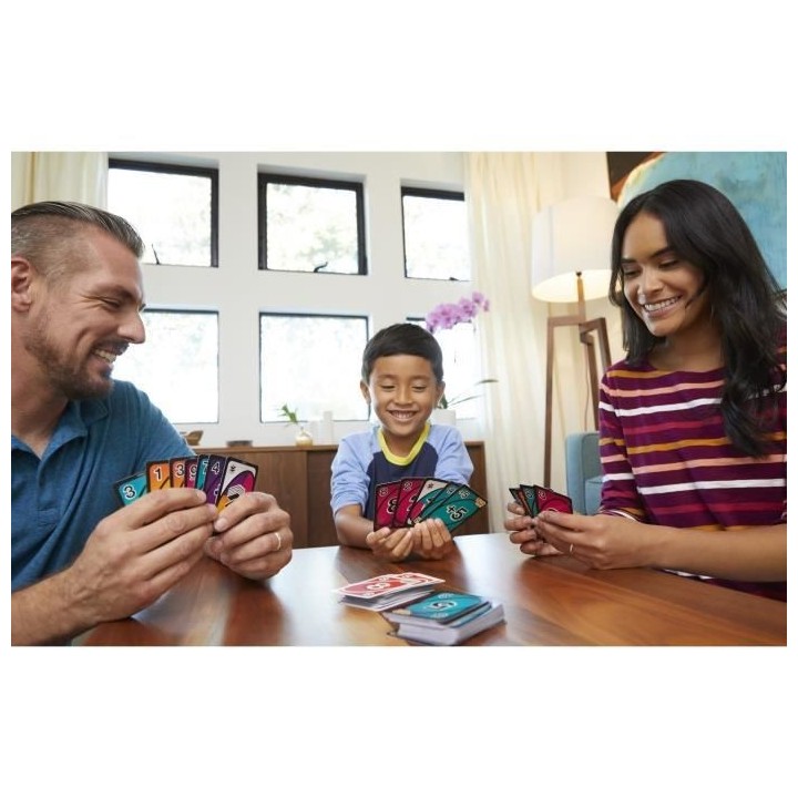 Mattel Games - Uno Flip - Jeu de Cartes Famille - Des 7 ans