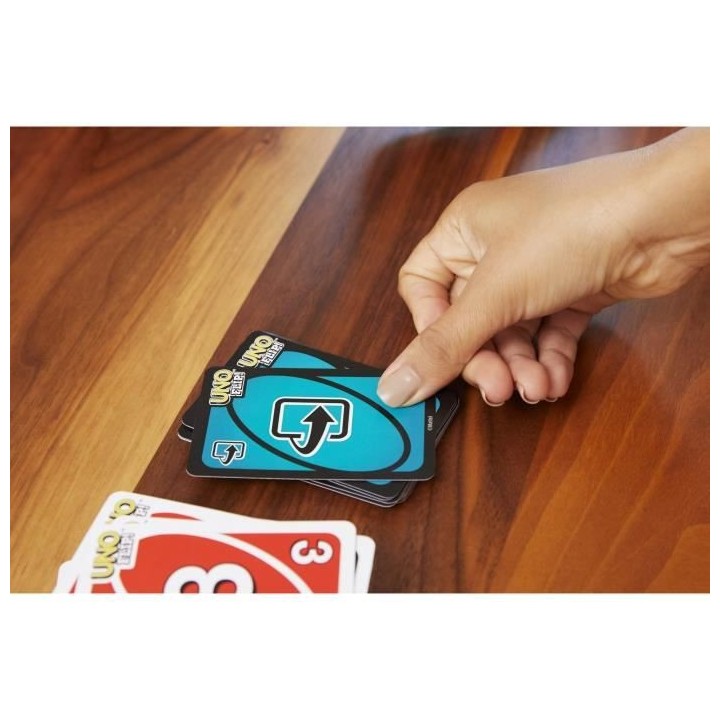 Mattel Games - Uno Flip - Jeu de Cartes Famille - Des 7 ans
