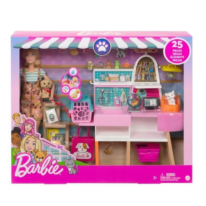BARBIE Barbie et son Animalerie