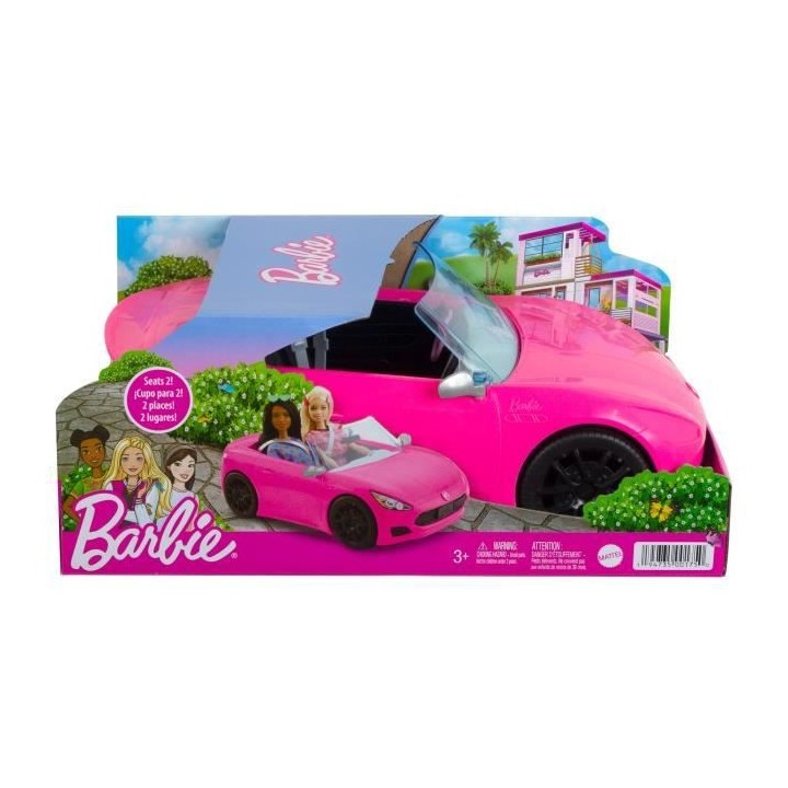 Barbie - Le Cabriolet De Barbie - Accessoire Poupée