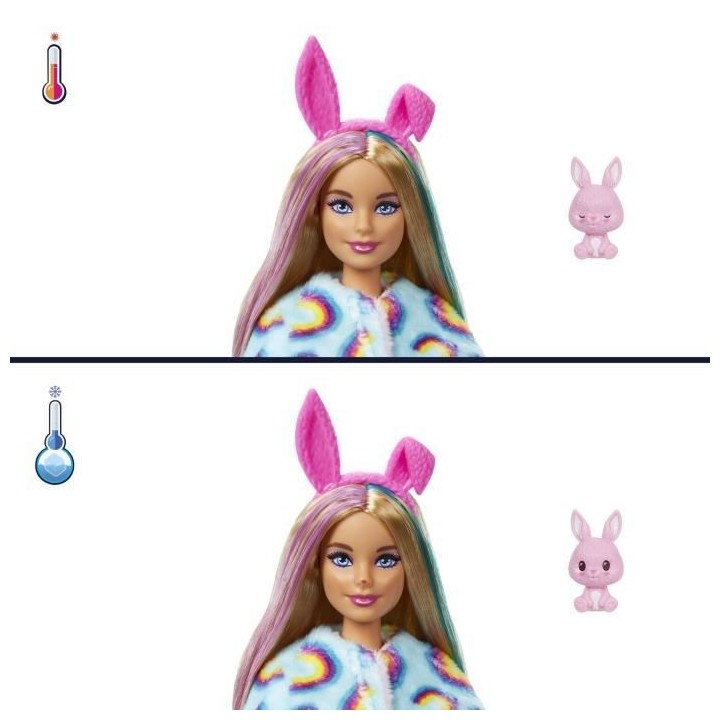 Barbie - Barbie Cutie Reveal Lapin - Poupée - 3 ans et +