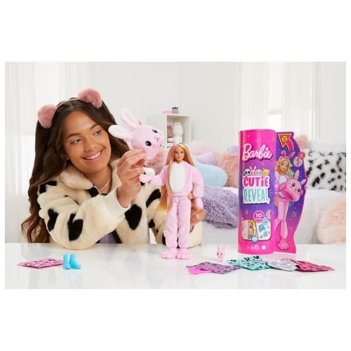 Barbie - Barbie Cutie Reveal Lapin - Poupée - 3 ans et +