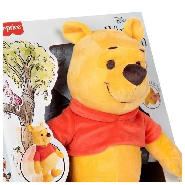 Peluche Winnie l'ourson marche et chante