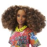 Barbie - Barbie Fashionista Robe Motif - Poupée - 3 Ans Et +