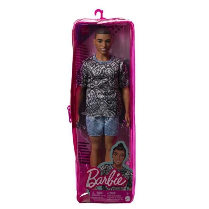 Barbie - Ken Fashionista Chignon - Poupée - 3 Ans Et +