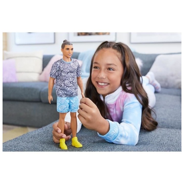 Barbie - Ken Fashionista Chignon - Poupée - 3 Ans Et +