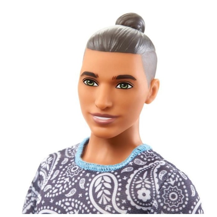 Barbie - Ken Fashionista Chignon - Poupée - 3 Ans Et +