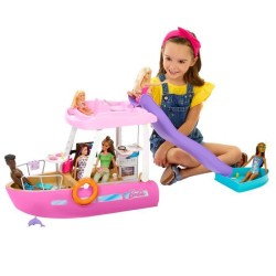 Barbie - Le Bateau De Reve De Barbie - Accessoires Poupée - 3 Ans Et +