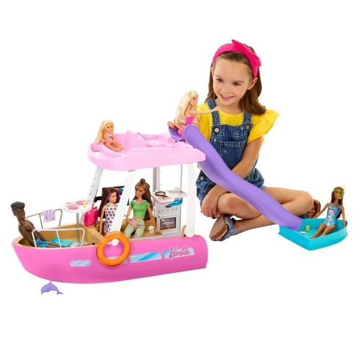 Barbie - Le Bateau De Reve De Barbie - Accessoires Poupée - 3 Ans Et