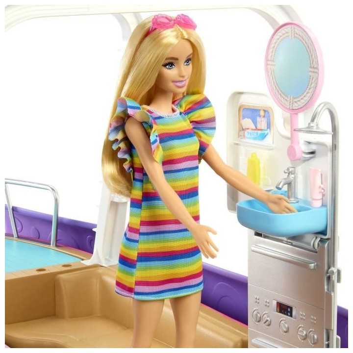 Barbie - Le Bateau De Reve De Barbie - Accessoires Poupée - 3 Ans Et