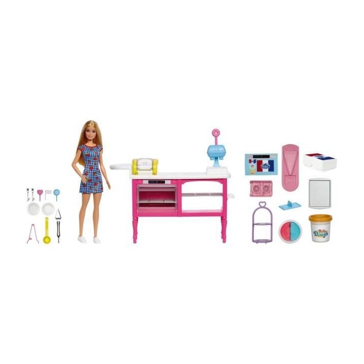 Barbie - Barbie Et Sa Boulangerie - Playset Poupée - 5 Ans Et +