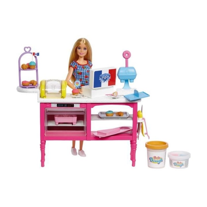 Barbie - Barbie Et Sa Boulangerie - Playset Poupée - 5 Ans Et +