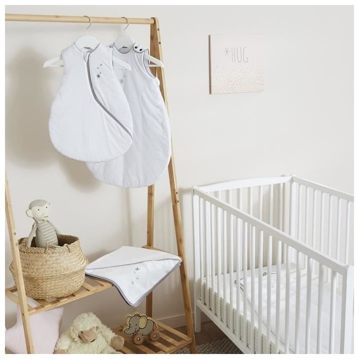 BABYCALIN Jeune Pousse Lot de 3 bavoirs naissance - 20 x 25 cm