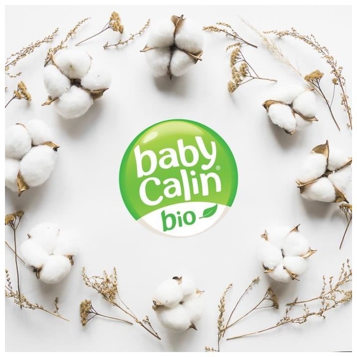 BABYCALIN Jeune Pousse Lot de 3 bavoirs naissance - 20 x 25 cm