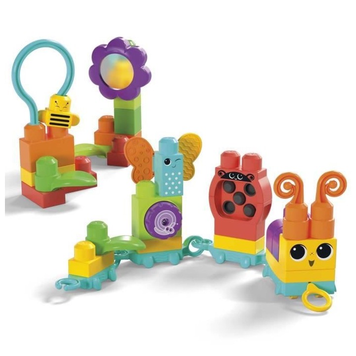 Mega Bloks Ips - Chenille Des Sens A Construire - Construction - 12 Mo