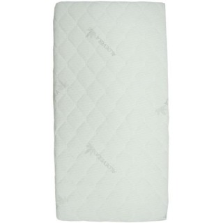 BABYCALIN Matelas de lit 24kg/m3 déhoussable Aloe Vera 60x120x10cm