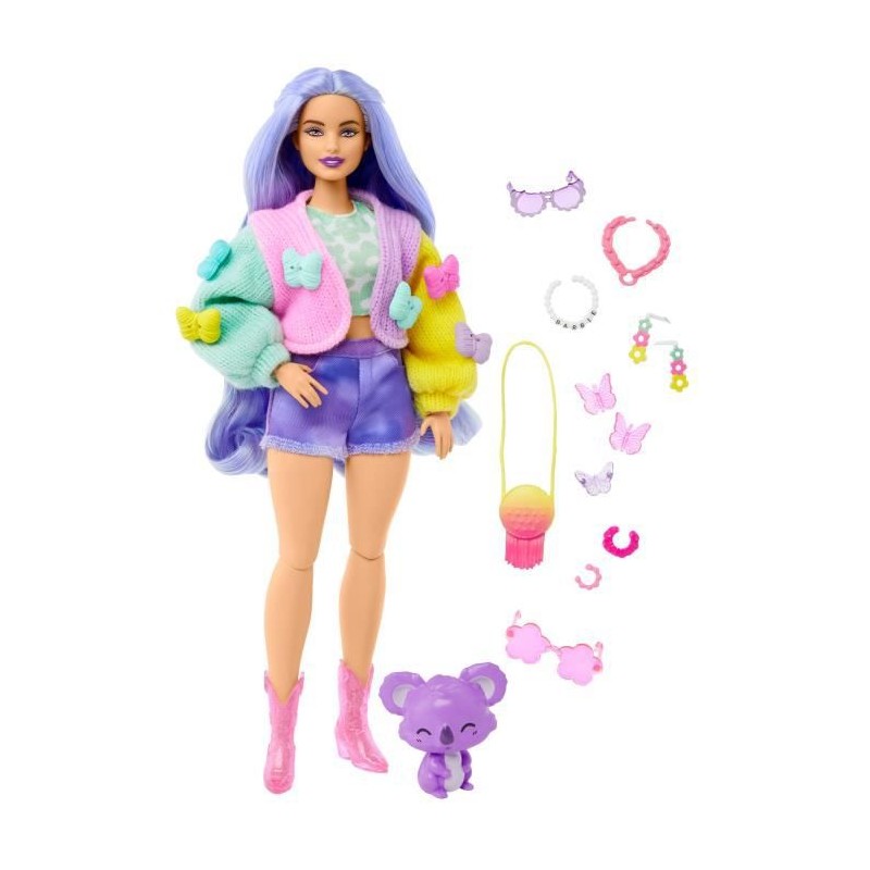 Barbie - Barbie Extra Et Koala - Poupée - 3 Ans Et +