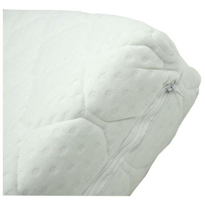 BABYCALIN Matelas de lit 24kg/m3 déhoussable Aloe Vera 60x120x10cm