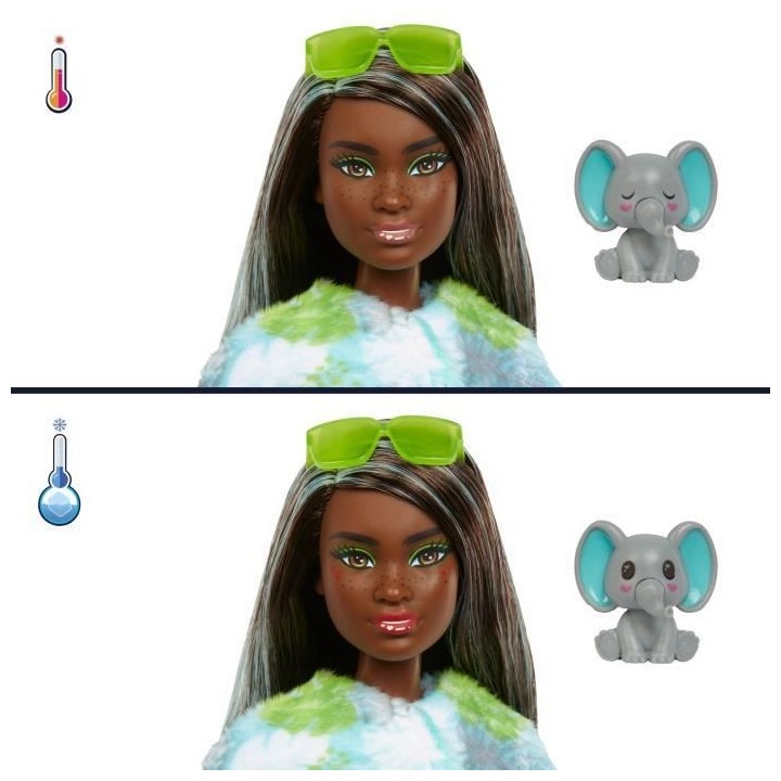 Barbie - Barbie Cutie Reveal Elephant - Poupée - 3 Ans Et +