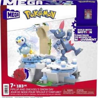 Mega Construx - Pokemon - Tiplouf Et Farfuret A La Neige - Constructio