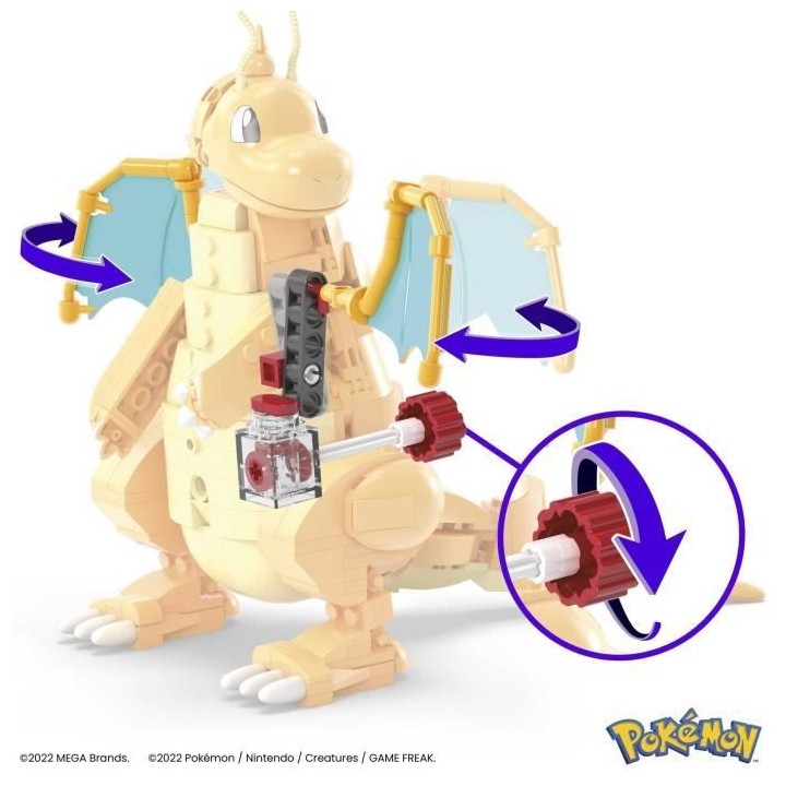 Mega Construx - Pokemon - Dracolosse  - Construction - 6 Ans Et +