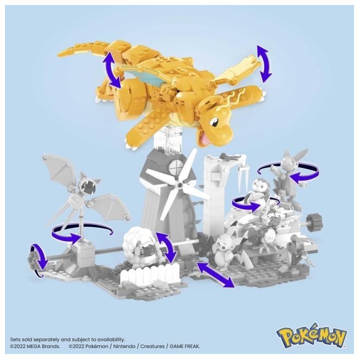Mega Construx - Pokemon - Dracolosse  - Construction - 6 Ans Et +