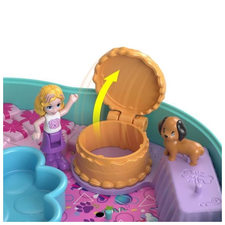 Polly Pocket - Coffret Anniversaire Chien - Mini-Univers - 4 Ans Et +