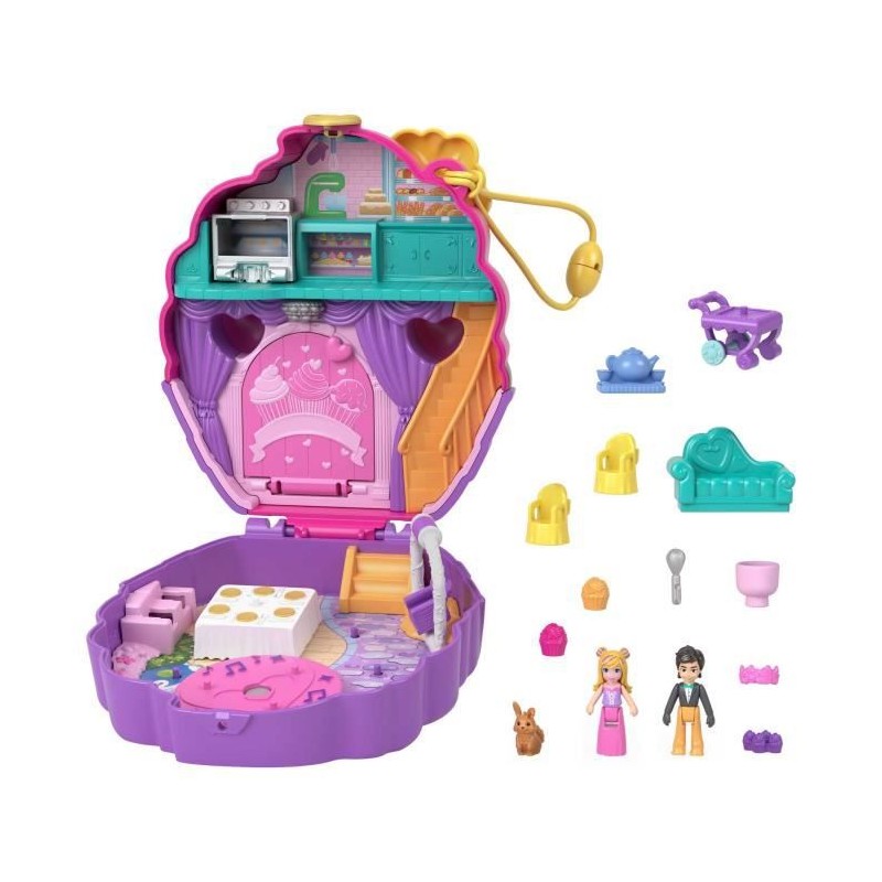 Polly Pocket - Coffret Cupcake - Mini-Univers - 4 Ans Et +