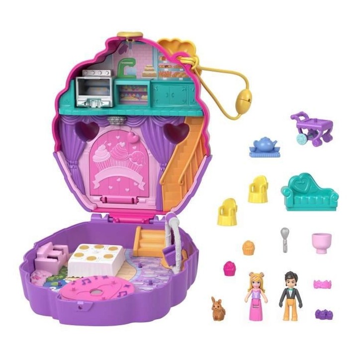 Polly Pocket - Coffret Cupcake - Mini-Univers - 4 Ans Et +