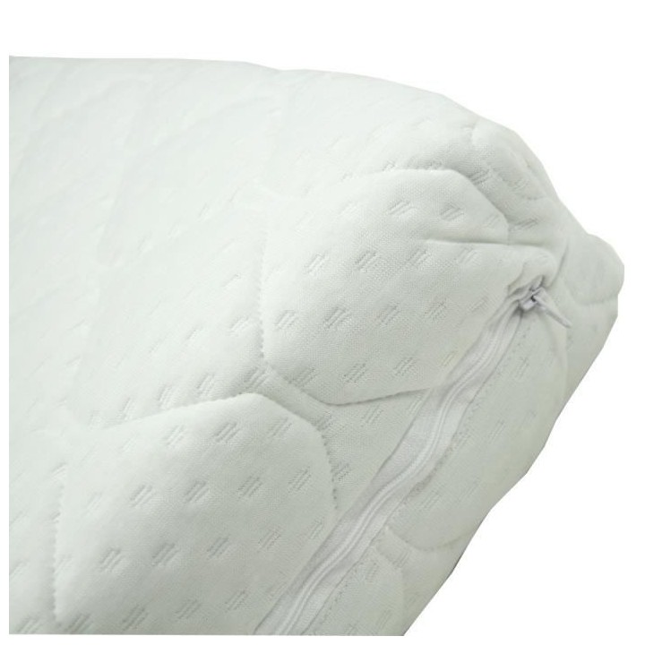 BABYCALIN Matelas de lit 24kg/m3 déhoussable Aloe Vera 70x140x10cm