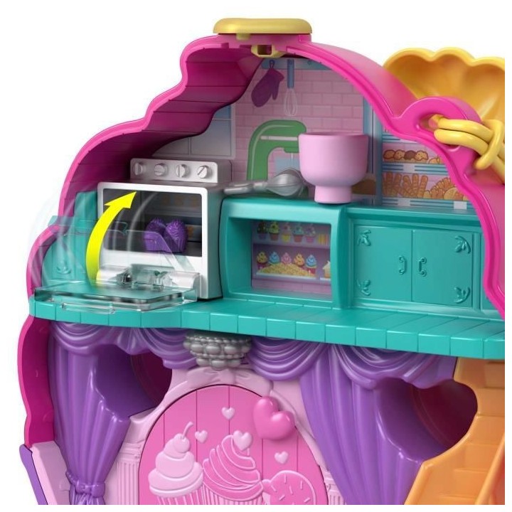 Polly Pocket - Coffret Cupcake - Mini-Univers - 4 Ans Et +