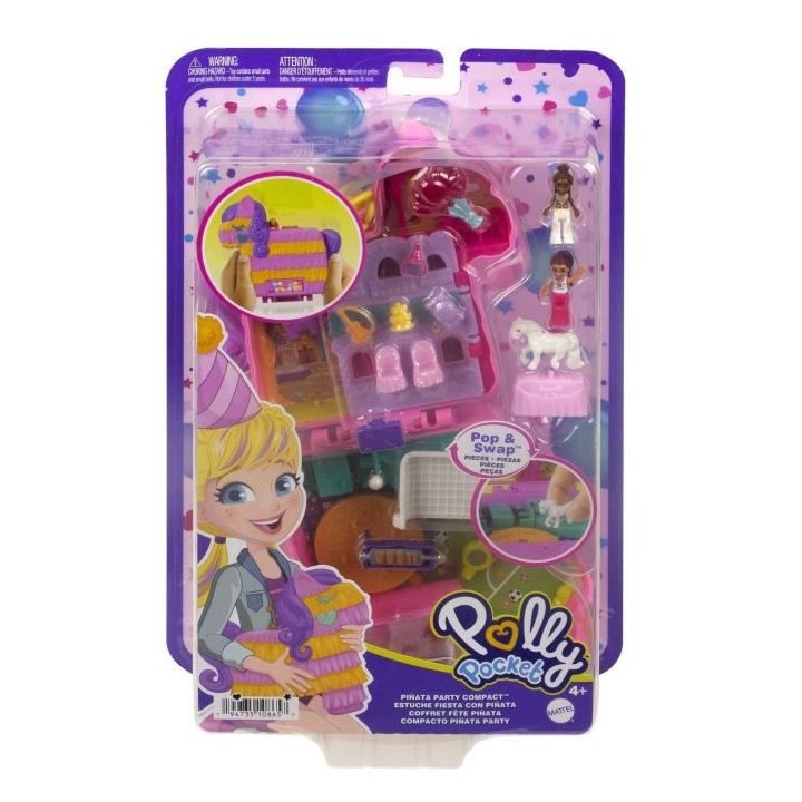Polly Pocket - Coffret Pinata Fiesta - Mini-Univers - 4 Ans Et +