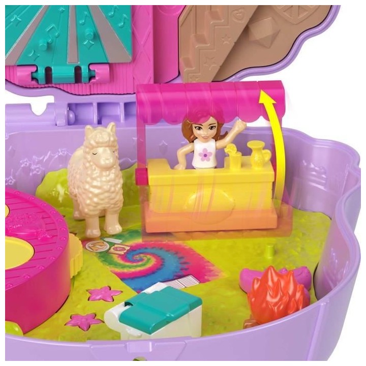 Polly Pocket - Coffret Aventure Du Llama - Mini-Univers - 4 Ans Et +