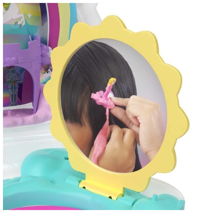 Polly Pocket - Salon Licorne Arc En Ciel  - Mini-Univers - 4 Ans Et +