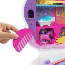 Polly Pocket - Salon Licorne Arc En Ciel  - Mini-Univers - 4 Ans Et +