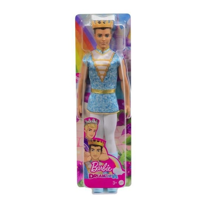 Barbie - Ken Prince Brun - Poupée - 3 Ans Et +