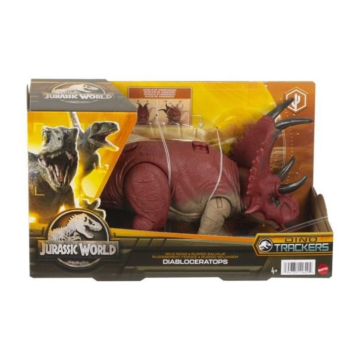 Jurassic World - Diabloceratops Sonore - Figurines - 4 Ans Et +