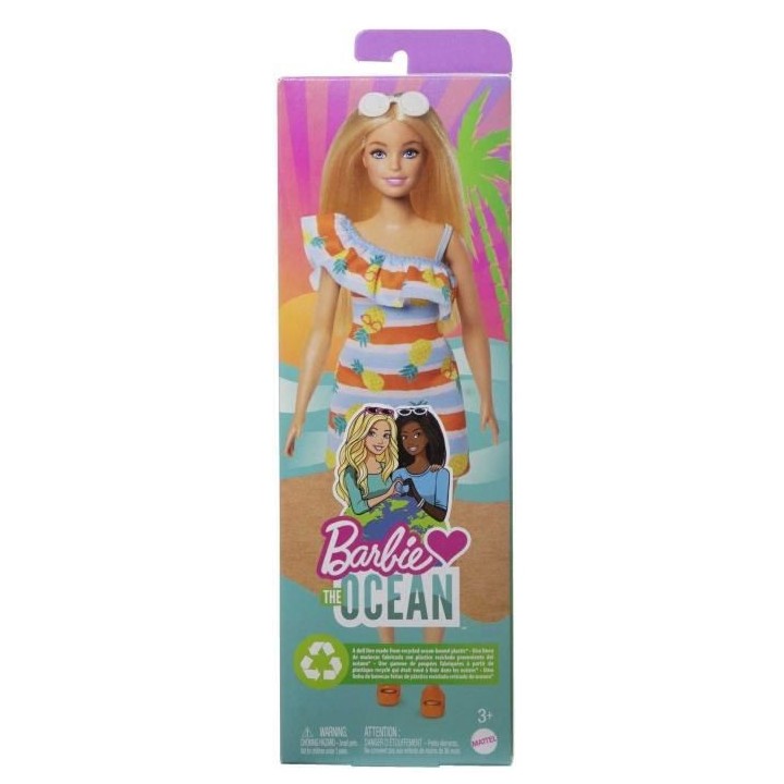 Barbie - Barbie Aime L'Ocean Blonde - Poupée - 3 Ans Et +