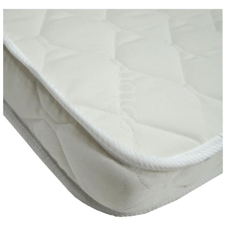 BABYCALIN Matelas de lit 24kg/m3 déhoussable bio 60x120x10cm