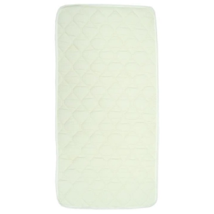 BABYCALIN Matelas de lit 24kg/m3 déhoussable bio 60x120x10cm