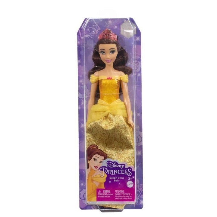 Princesse Disney - Poupée Belle 29Cm - Poupées Mannequins - 3 Ans Et