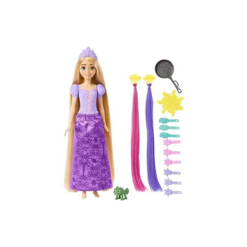 Princesse Disney - Raiponce Chevelure Fabuleuse - Poupées Mannequins - 3 Ans Et +