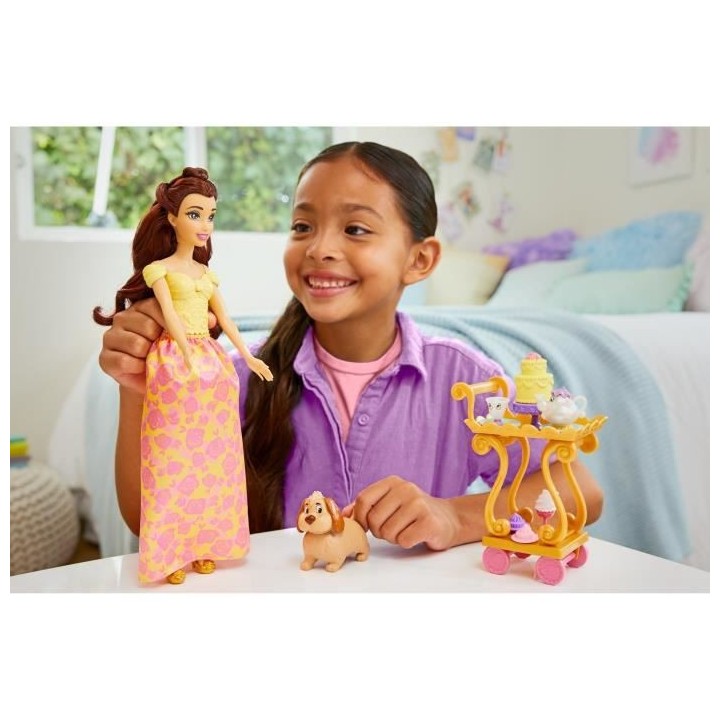 Princesse Disney - Belle Et Son Service a Thé - Poupées Mannequins -