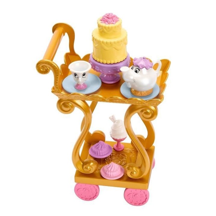 Princesse Disney - Belle Et Son Service a Thé - Poupées Mannequins -