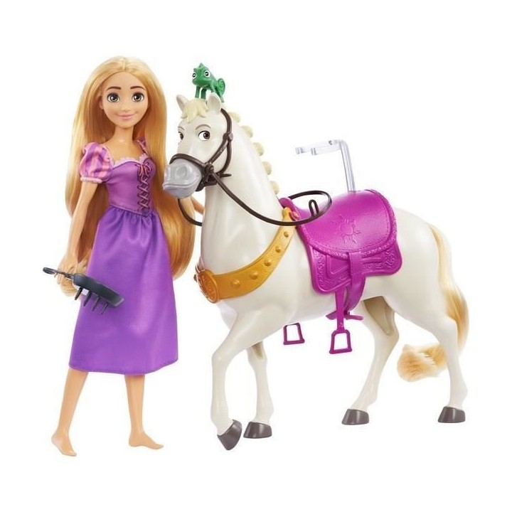 Princesse Disney - Coffret Raiponce Et Maximus - Poupées Mannequins -