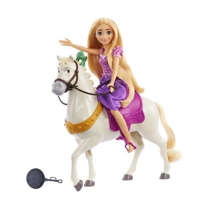 Princesse Disney - Coffret Raiponce Et Maximus - Poupées Mannequins -