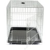 VADIGRAN Cage métallique pliable Classic - 91 x 61 x 66 cm - Argent - Pour chien